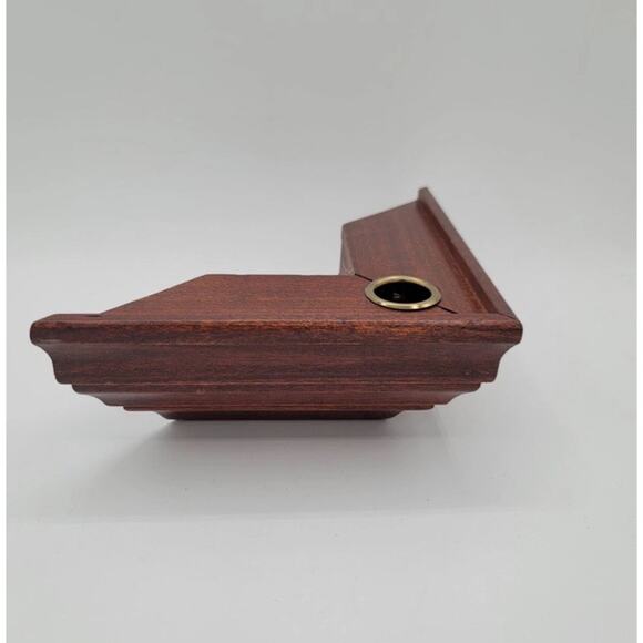 Home Interiors Wooden Wall 2 Corner Candle Holders Homco - Picture 5 of 11